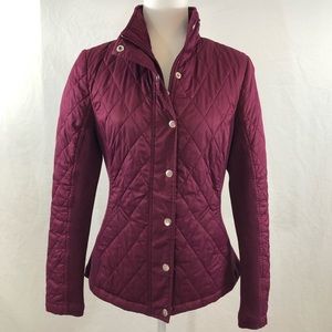 Wine-colored jacket